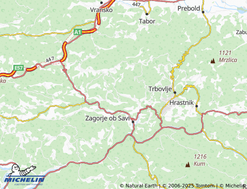 MICHELIN Rove map - ViaMichelin