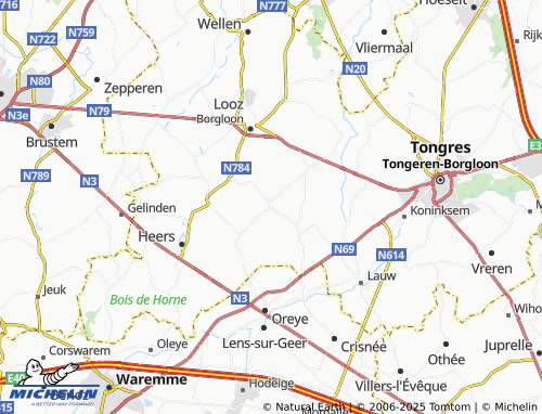 MICHELIN Heks map - ViaMichelin