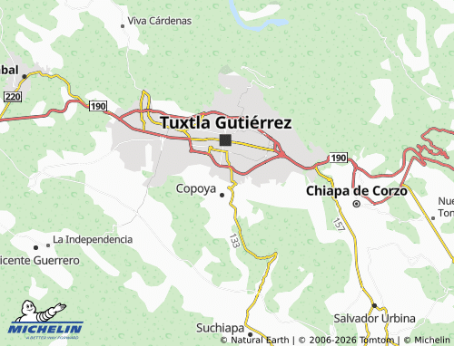 MICHELIN San Carlos map - ViaMichelin