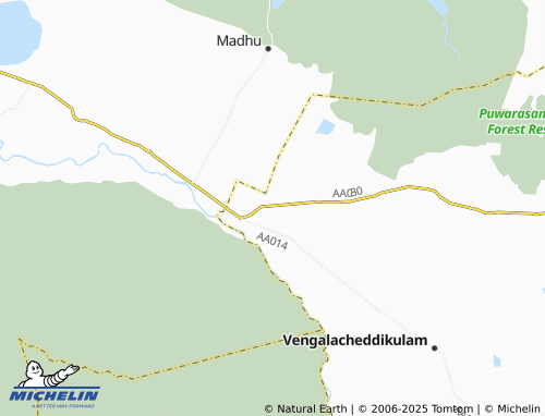MICHELIN Periyakaddu map - ViaMichelin