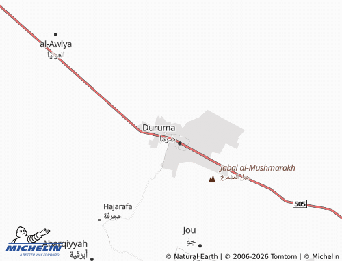 MICHELIN-Landkarte al-Deerah - ViaMichelin