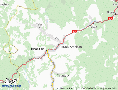 Mappa MICHELIN Bicazu Ardelean - ViaMichelin