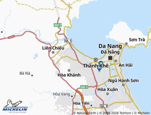Mapa MICHELIN Hòa Khánh Bắc - ViaMichelin