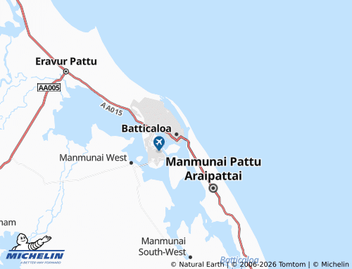 MICHELIN Thamaraikerny map - ViaMichelin
