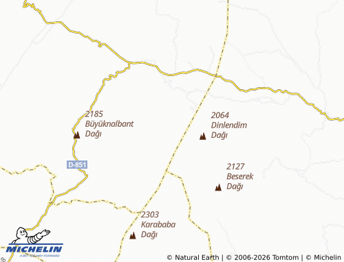 MICHELIN Çağlayan map - ViaMichelin