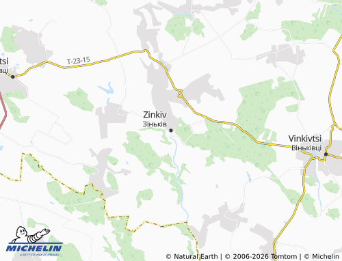Carte MICHELIN Zinkiv - ViaMichelin