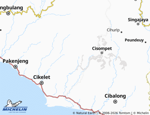 MICHELIN Panyindangan map - ViaMichelin