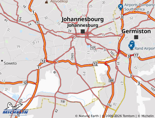 Mapa MICHELIN Haddon - ViaMichelin