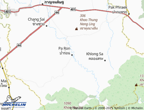 MICHELIN Pa Ron map - ViaMichelin
