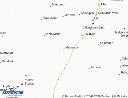 MICHELIN Malayugan map - ViaMichelin