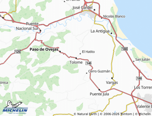 Mappa MICHELIN Tolome - ViaMichelin
