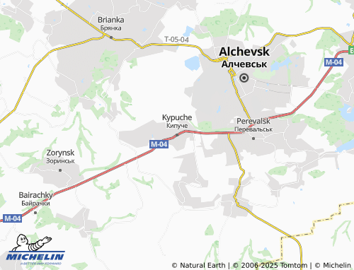 MICHELIN Kypuche map - ViaMichelin