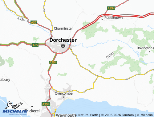 Mappa MICHELIN Whitcombe - ViaMichelin