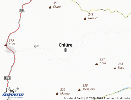 Mappa MICHELIN Chiúre - ViaMichelin