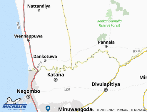 MICHELIN Sandalankawa map - ViaMichelin