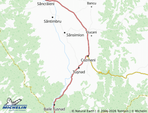 MICHELIN Vrabia map - ViaMichelin