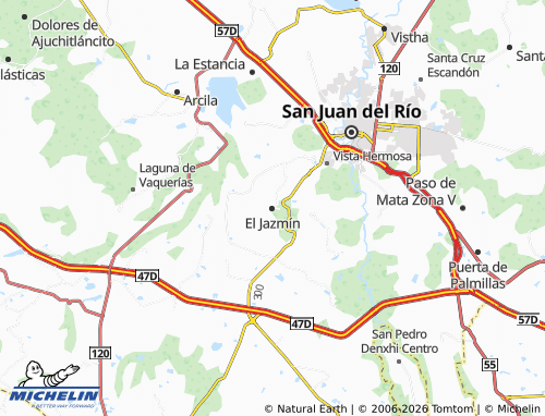 Mappa MICHELIN El Jazmín - ViaMichelin