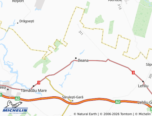 Mappa MICHELIN Ileana - ViaMichelin