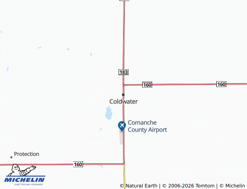 Mappa MICHELIN Coldwater - ViaMichelin