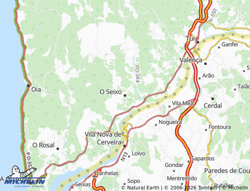 MICHELIN O Seixo map - ViaMichelin