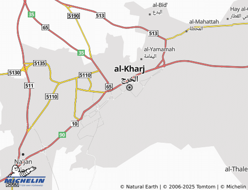 MICHELIN Al Rayan District map - ViaMichelin