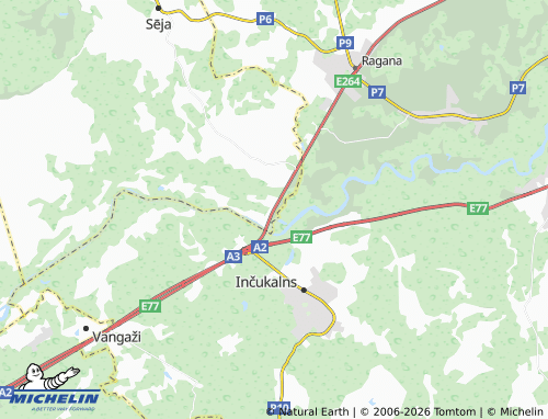 Mapa MICHELIN Murjāņi - ViaMichelin