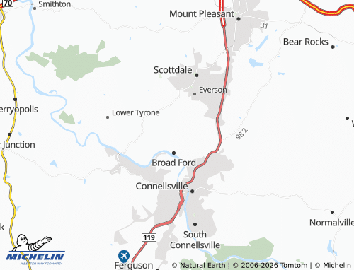 Mappa MICHELIN Morgan - ViaMichelin