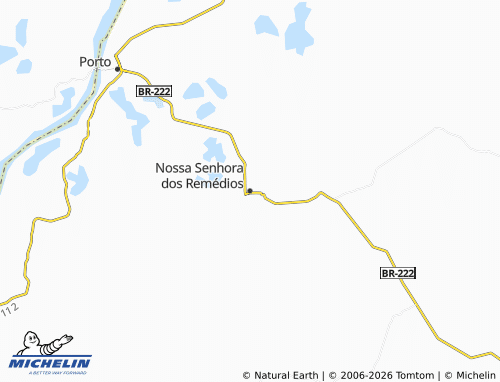 Mapa MICHELIN Nossa Senhora dos Remédios - ViaMichelin