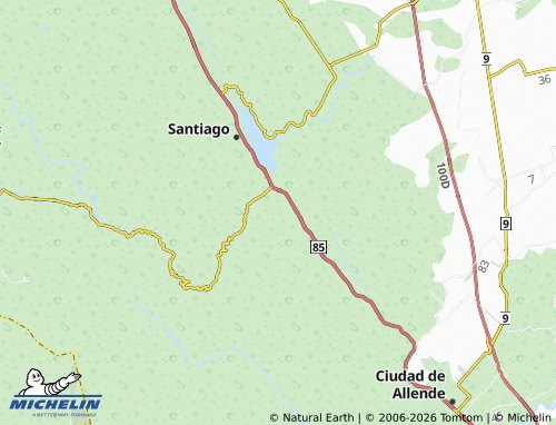Carte MICHELIN Valle Dorado - ViaMichelin