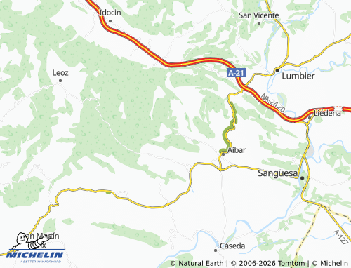 MICHELIN-Landkarte Leache - ViaMichelin