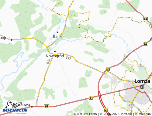 MICHELIN Mątwica map - ViaMichelin