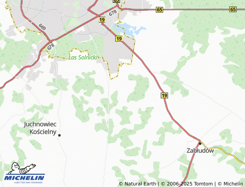 Carte MICHELIN Skrybicze - ViaMichelin
