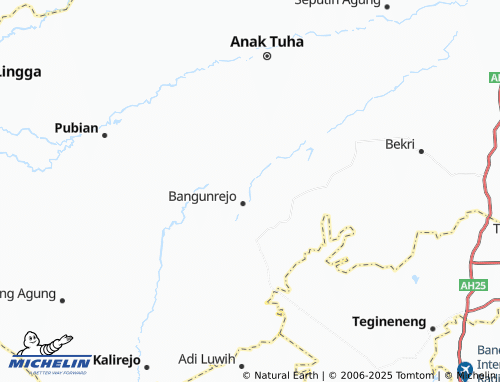 MICHELIN Suka Negara map - ViaMichelin