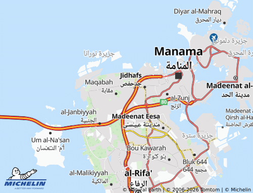 MICHELIN Shakhurah map - ViaMichelin