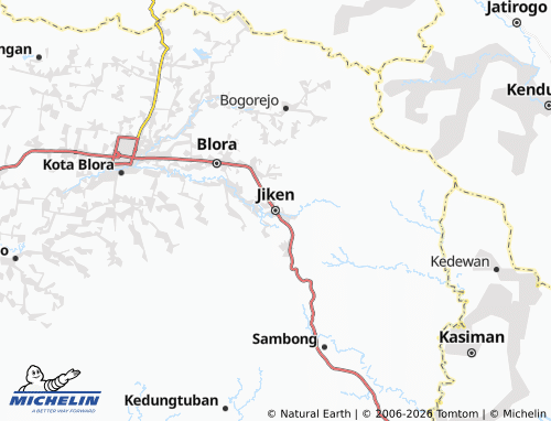 Carte MICHELIN Jiken - ViaMichelin