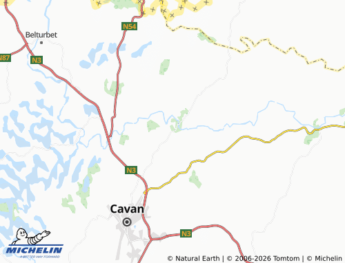 Kaart MICHELIN Ballyhaise - ViaMichelin