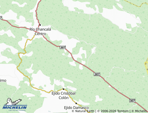 MICHELIN San Martín Chamizal map - ViaMichelin