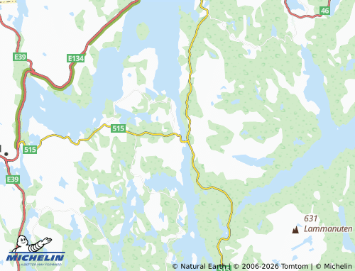 Mappa MICHELIN Skjoldastraumen - ViaMichelin