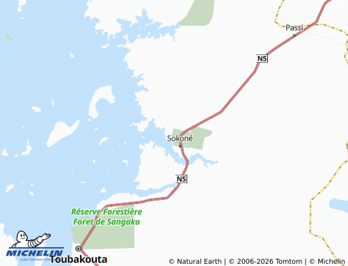 Mappa MICHELIN Dionguone - ViaMichelin