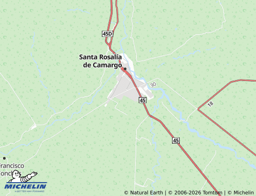 Mappa MICHELIN Santa Rosalía - ViaMichelin