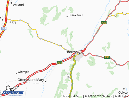 Mappa MICHELIN Awliscombe - ViaMichelin