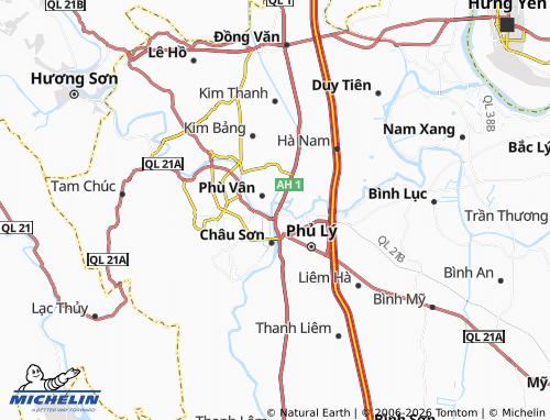 Mappa MICHELIN Ha Nam - ViaMichelin