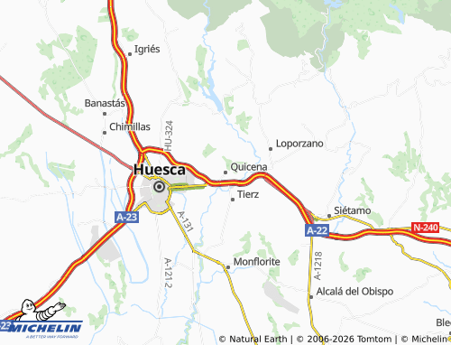 Mapa MICHELIN Quicena - ViaMichelin