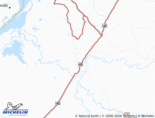 MICHELIN Campo 25 map - ViaMichelin