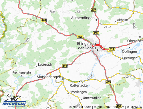 MICHELIN Schlechtenfeld map - ViaMichelin