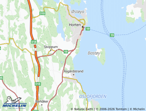 MICHELIN Hallingstad map - ViaMichelin