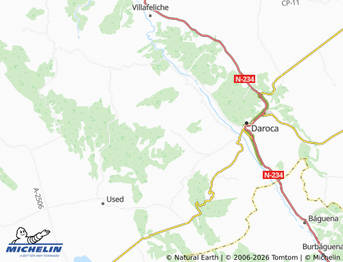 MICHELIN Orcajo map - ViaMichelin