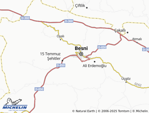 MICHELIN Erdemoğlu map - ViaMichelin