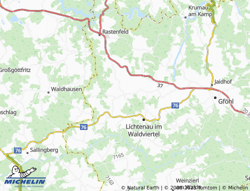 Mappa MICHELIN Obergrünbach - ViaMichelin