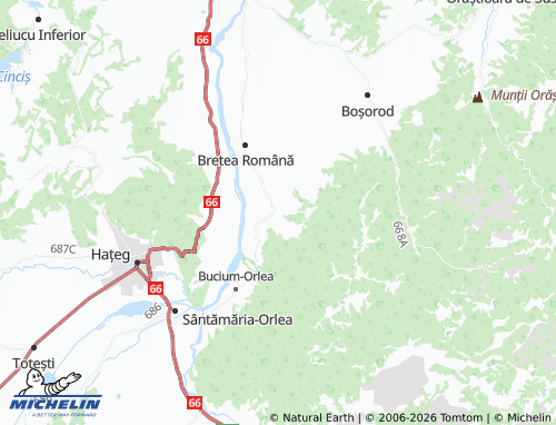 Mappa MICHELIN Gânțaga - ViaMichelin